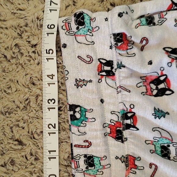 Jaclyn Intimates Women's Holiday Pajama Joggers Bulldogs & Candy Canes - Picture 7 of 9